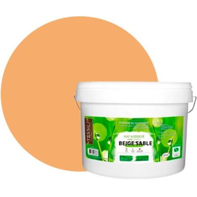 BOX DECO COULEURS Naturalna farba ścienna przyjazna dla środowiska o wyglądzie wnętrza matowego 10L / 130m², beżowy piaskowy BOX DECO COULEURS Naturalna farba ścienna przyjazna dla środowiska o wyglądzie wnętrza matowego 10L / 130m², beżowy piaskowy