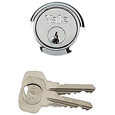 Yale P-X54KP-CH Wymienny cylinder obręczy do drzwi 38 mm 57 mm, wysokie bezpieczeństwo, 4 klucze w zestawie, chromowane wykończenie, pudełko Yale P-X54KP-CH Wymienny cylinder obręczy do drzwi 38 mm 57 mm, wysokie bezpieczeństwo, 4 klucze w zestawie, chromowane wykończenie, pudełko