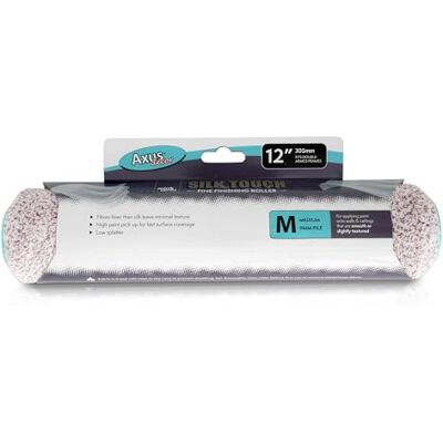 Axus Décor Axus Decor Jedwabny wałek dotykowy, średnie runo (seria mink) nadaje się do gładkich i lekko teksturowanych ścian lub sufitów, kompatybilny z ramą z podwójnym ramieniem, 30 cm x 44 mm, 9 mm drzemka Axus Décor Axus Decor Jedwabny wałek dotykowy, średnie runo (seria mink) nadaje się do gładkich i lekko teksturowanych ścian lub sufitów, kompatybilny z ramą z podwójnym ramieniem, 30 cm x 44 mm, 9 mm drzemka