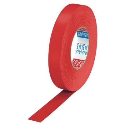tesa Taśma klejąca tkaninowa 4651 pokryty tworzywem sztucznym 25mmx50m, kolor czerwony tesa Taśma klejąca tkaninowa 4651 pokryty tworzywem sztucznym 25mmx50m, kolor czerwony