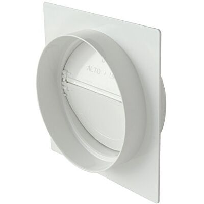 La Ventilazione Wentylacja pmv125b Płytka naścienna okrągła rura z zaworem zwrotnym powietrza, średnica 125 mm La Ventilazione Wentylacja pmv125b Płytka naścienna okrągła rura z zaworem zwrotnym powietrza, średnica 125 mm