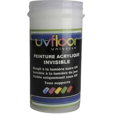 UV FLOOR UVFLOOR UV FLOOR Fluo Blue Niewidzialna farba UV Specjalne czarne i ultrafioletowe światło 365 nm płynne i ultra pigmentowane 100ml UV FLOOR UVFLOOR UV FLOOR Fluo Blue Niewidzialna farba UV Specjalne czarne i ultrafioletowe światło 365 nm płynne i ultra pigmentowane 100ml