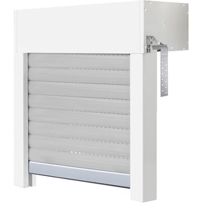 Schellenberg 39049 zestaw rolet nastawnych do okien, system mini rolet PCW, 80 x 60 cm, biały/szary, możliwość skrócenia wysokości, szerokości, w zestawie izolacja EPS i akcesoria do samodzielnego Schellenberg 39049 zestaw rolet nastawnych do okien, system mini rolet PCW, 80 x 60 cm, biały/szary, możliwość skrócenia wysokości, szerokości, w zestawie izolacja EPS i akcesoria do samodzielnego
