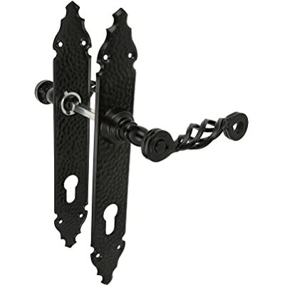 Amig Zestaw felg Płyta młotkowa 280 x 45 mm Bocallave 90 mm Idealny do zwiększenia prywatności pobytu Stalowa płyta i czarny uchwyt Zamak Amig Zestaw felg Płyta młotkowa 280 x 45 mm Bocallave 90 mm Idealny do zwiększenia prywatności pobytu Stalowa płyta i czarny uchwyt Zamak