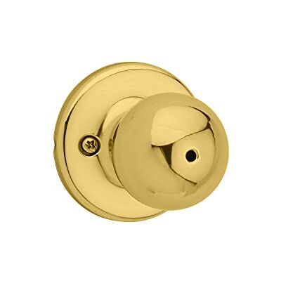 Kwikset 300P 3 CP 93001-873 łóżko polo i gałka łazienkowa z polerowanego mosiądzu Kwikset 300P 3 CP 93001-873 łóżko polo i gałka łazienkowa z polerowanego mosiądzu