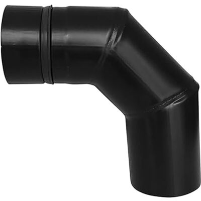 FIREFIX RES80/B90 rura do pieca na pellet łuk, 80 mm, stal nierdzewna, czarna, 90 stopni FIREFIX RES80/B90 rura do pieca na pellet łuk, 80 mm, stal nierdzewna, czarna, 90 stopni