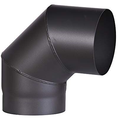 FIREFIX A110/B4T R180/BO rura dymowa, czarna FIREFIX A110/B4T R180/BO rura dymowa, czarna