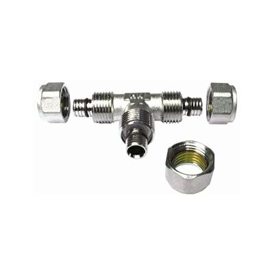 BOUTTÉ 20 mm Złączka T na zacisk do rur wielowarstwowych - Rura złączka BOUTTÉ 20 mm Złączka T na zacisk do rur wielowarstwowych - Rura złączka