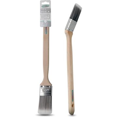 Axus Décor AXU/BGR2 szara seria Awkward Reach pędzel do farby, 2" (51 mm) Axus Décor AXU/BGR2 szara seria Awkward Reach pędzel do farby, 2" (51 mm)