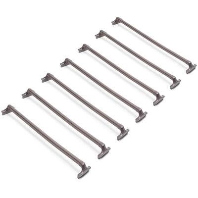 Emuca Lot van 7 broekroedes voor kasten en dressoirs Quartz, Titanium Emuca Lot van 7 broekroedes voor kasten en dressoirs Quartz, Titanium