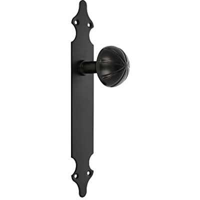 Amig Pomo Obrotowa i gładka płyta 280 x 45 x 2 mm Ø 55 mm pokrętło Idealny do wszystkich rodzajów drzwi przejściowych w pomieszczeniach Stalowa płyta i gałka Zamak Black Amig Pomo Obrotowa i gładka płyta 280 x 45 x 2 mm Ø 55 mm pokrętło Idealny do wszystkich rodzajów drzwi przejściowych w pomieszczeniach Stalowa płyta i gałka Zamak Black