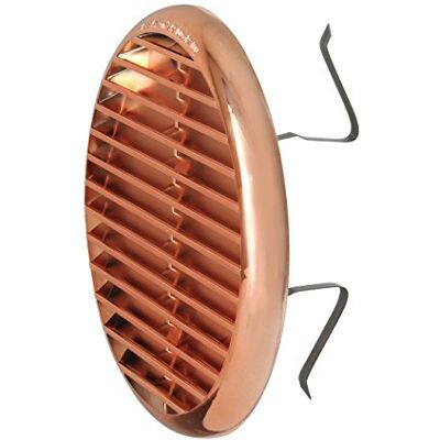 La Ventilazione Kratka wentylacyjna TUR125RAN plastik ze sprężynami, efekt miedzi, średnica 155 mm La Ventilazione Kratka wentylacyjna TUR125RAN plastik ze sprężynami, efekt miedzi, średnica 155 mm