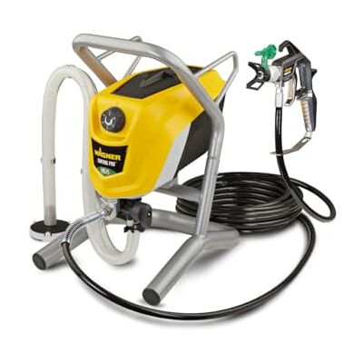 Wagner Airless ControlPro 250 m rozpylacz farby do ścian i sufitów/farby do drewna i metalu – zastosowanie wewnątrz i na zewnątrz, pokrywa 15 m² w 3 min, 200 bar, regulowane ciśnienie natrysku, wąż Wagner Airless ControlPro 250 m rozpylacz farby do ścian i sufitów/farby do drewna i metalu – zastosowanie wewnątrz i na zewnątrz, pokrywa 15 m² w 3 min, 200 bar, regulowane ciśnienie natrysku, wąż
