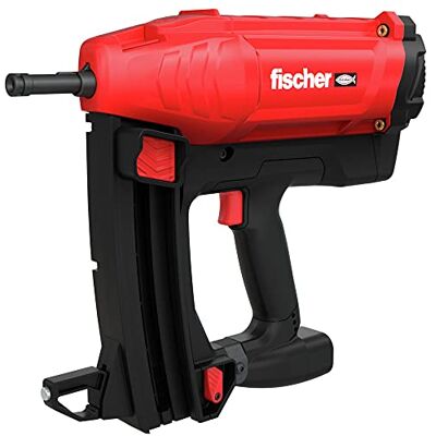 Fischer Pistolet do paznokci, gwoździarka do betonu gazowego FGC 100 do mocowania blachy, profili płyt gipsowo-kartonowych, stali, z dwoma akumulatorami 7,2 V i 2,5 AM przy 2 strzałach na sekundę Fischer Pistolet do paznokci, gwoździarka do betonu gazowego FGC 100 do mocowania blachy, profili płyt gipsowo-kartonowych, stali, z dwoma akumulatorami 7,2 V i 2,5 AM przy 2 strzałach na sekundę