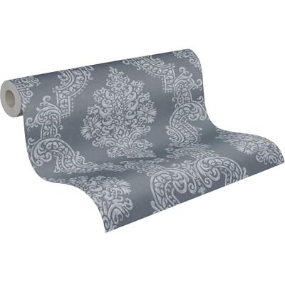 A.S. Création Pure Elegance tapeta z powierzchnią strukturalną w jednokolorowym wykonaniu szary – tapeta flizelinowa z reliefową strukturą 10,05 x 0,53 m – 397657 A.S. Création Pure Elegance tapeta z powierzchnią strukturalną w jednokolorowym wykonaniu szary – tapeta flizelinowa z reliefową strukturą 10,05 x 0,53 m – 397657