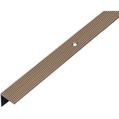 ALBERTS - gah 476878 Profilo paragradino - Bronze anodized - 1000 mm - Aluminum profile ALBERTS - gah 476878 Profilo paragradino - Bronze anodized - 1000 mm - Aluminum profile
