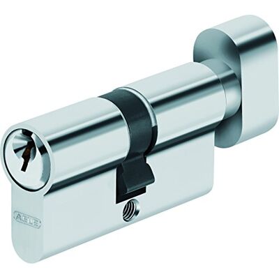 Abus 46857 - Cylinder drzwiowy z pokrętłem - Srebro Abus 46857 - Cylinder drzwiowy z pokrętłem - Srebro