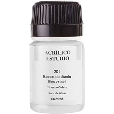 Lienzos Levante 0120520201 Studio farba akrylowa, pojemnik 35 ml, kolor 201 biel tytanowa Lienzos Levante 0120520201 Studio farba akrylowa, pojemnik 35 ml, kolor 201 biel tytanowa