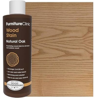 Furniture Clinic Plama drewna (250 ml, naturalny dąb) szybki, skuteczny odbarwienie drewna do wszystkich pomieszczeń i na zewnątrz Furniture Clinic Plama drewna (250 ml, naturalny dąb) szybki, skuteczny odbarwienie drewna do wszystkich pomieszczeń i na zewnątrz