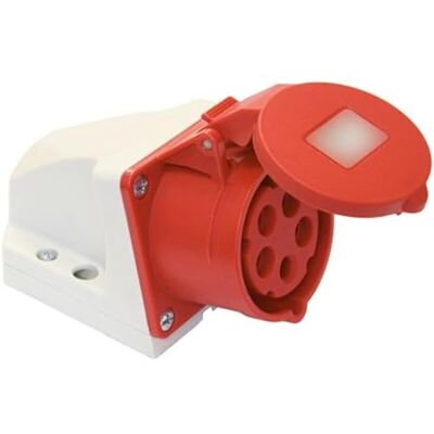 Monkey Ladder Cetac 5-pin 3P+T+N 32A Red (5-pinowa podstawa ścienna IP44 4V) Monkey Ladder Cetac 5-pin 3P+T+N 32A Red (5-pinowa podstawa ścienna IP44 4V)