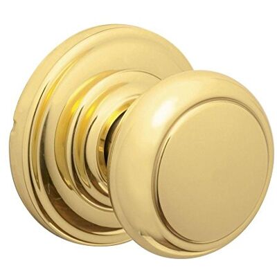 SCHLAGE Andover Gałka przejściowa, Andover Rose, jasny mosiądz SCHLAGE Andover Gałka przejściowa, Andover Rose, jasny mosiądz