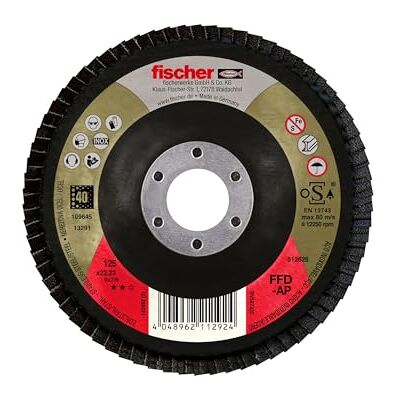 Fischer 512528 Płyta laminowana FFD-AP 125 K80 INOX Fischer 512528 Płyta laminowana FFD-AP 125 K80 INOX