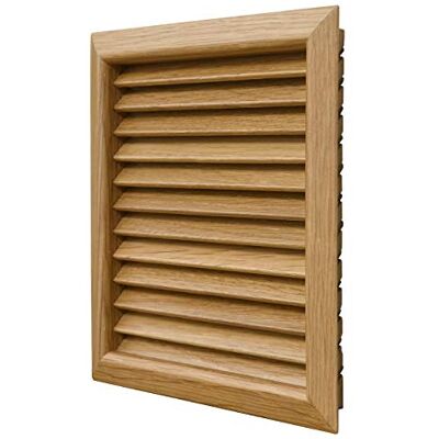 La Ventilazione LGES160QL kwadratowa kratka wentylacyjna dąb lakierowany 172 x 172 mm La Ventilazione LGES160QL kwadratowa kratka wentylacyjna dąb lakierowany 172 x 172 mm