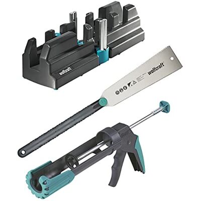 wolfcraft Essentials Zestaw Narzędzi do List Podłogowych, Wielokolorowy wolfcraft Essentials Zestaw Narzędzi do List Podłogowych, Wielokolorowy