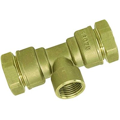 BOUTTE Boutt 2178658 SETM40 Tee Piece Mosiądz do żeńskiej rury polietylenowej 33 x 42 średnica 40 BOUTTE Boutt 2178658 SETM40 Tee Piece Mosiądz do żeńskiej rury polietylenowej 33 x 42 średnica 40