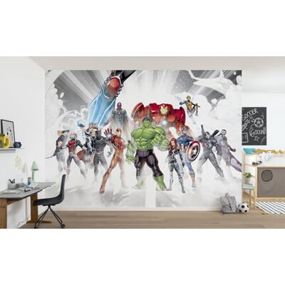 Komar Fototapeta z włókniny Avengers Unite wymiary 336 x 240 cm Marvel, tapeta, pokój dziecięcy szerokość wstęgi 50 cm Komar Fototapeta z włókniny Avengers Unite wymiary 336 x 240 cm Marvel, tapeta, pokój dziecięcy szerokość wstęgi 50 cm