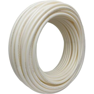 SharkBite 3/4 cala x 300 stóp biała rura PEX-A, PEX elastyczna rura wodna do kanalizacji, UA70W300 SharkBite 3/4 cala x 300 stóp biała rura PEX-A, PEX elastyczna rura wodna do kanalizacji, UA70W300