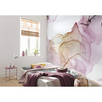 Komar Fototapeta z włókniny Shiny Fluid kolory, salon, sypialnia, dekoracja, tapeta, wymiary: 400 x 280 cm (szerokość x wysokość) 8 pasów szerokość wstęgi 50 cm Komar Fototapeta z włókniny Shiny Fluid kolory, salon, sypialnia, dekoracja, tapeta, wymiary: 400 x 280 cm (szerokość x wysokość) 8 pasów szerokość wstęgi 50 cm