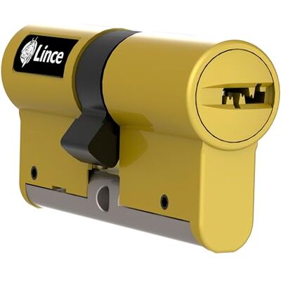 Lince C7 L30+60 cylinder wysokiego bezpieczeństwa, opatentowany potrójny zamek, zapobiegający przebiciu, łamaniu, funkcja odłączania (antypaniczny), 5 odwracalnych kluczy, certyfikat EN 1303:2016. Lince C7 L30+60 cylinder wysokiego bezpieczeństwa, opatentowany potrójny zamek, zapobiegający przebiciu, łamaniu, funkcja odłączania (antypaniczny), 5 odwracalnych kluczy, certyfikat EN 1303:2016.