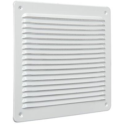 La Ventilazione Wentylacja lar2323ab-y kratka kwadratowa nakładana na siebie, aluminium w kolorze białym La Ventilazione Wentylacja lar2323ab-y kratka kwadratowa nakładana na siebie, aluminium w kolorze białym