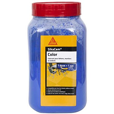Sika CIM Color Sproszkowany barwnik do betonu, tynku i limonki, niebieski, 73598 Sika CIM Color Sproszkowany barwnik do betonu, tynku i limonki, niebieski, 73598