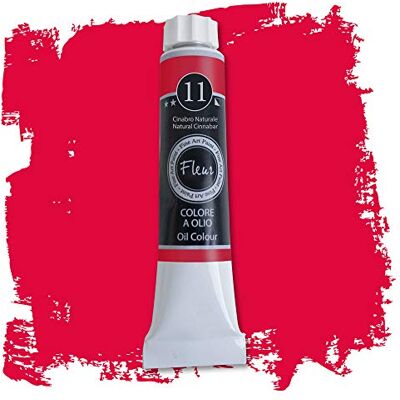 FLEUR DESIGNER'S PAINT Fleur farba olejna 60 ml nr 11 naturalny Cinabro FLEUR DESIGNER'S PAINT Fleur farba olejna 60 ml nr 11 naturalny Cinabro