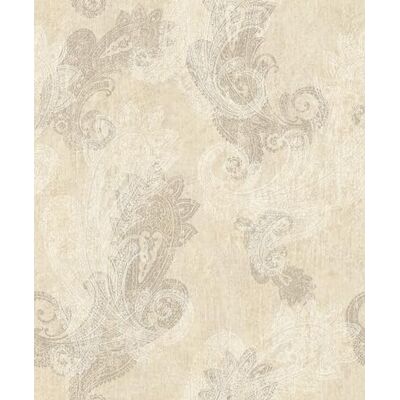 Rasch Tapeta flizelinowa beżowa szara metaliczna Paisley ornamenty Floral 746433 Rasch Tapeta flizelinowa beżowa szara metaliczna Paisley ornamenty Floral 746433