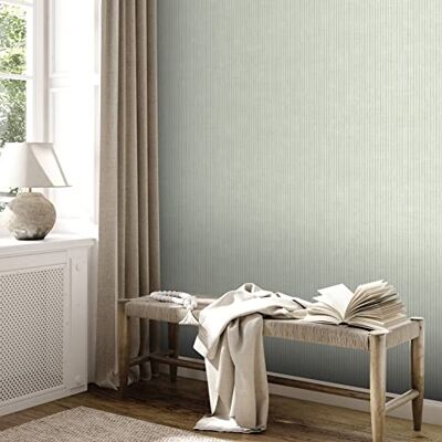 A.S. Création Tapeta w paski kremowa zielona Maison Charm 390765 tapeta flizelinowa 10,05 m x 0,53 m Made in Germany A.S. Création Tapeta w paski kremowa zielona Maison Charm 390765 tapeta flizelinowa 10,05 m x 0,53 m Made in Germany