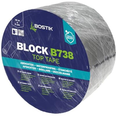 Bostik 30623169 BATUBAND aluminiowa osłona elewacji, 10 cm x 10 m Bostik 30623169 BATUBAND aluminiowa osłona elewacji, 10 cm x 10 m