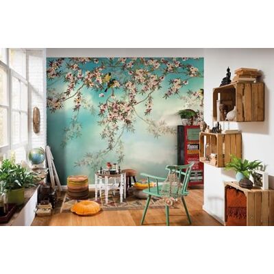 Komar Fototapeta z włókniny Sakura Rozmiar 336 x 240 cm Tapeta, kwiatowy szerokość wstęgi 50 cm Komar Fototapeta z włókniny Sakura Rozmiar 336 x 240 cm Tapeta, kwiatowy szerokość wstęgi 50 cm