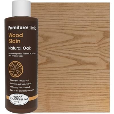 Furniture Clinic Plama drewna (250 ml, naturalny dąb) szybki, skuteczny odbarwienie drewna do wszystkich pomieszczeń i na zewnątrz Furniture Clinic Plama drewna (250 ml, naturalny dąb) szybki, skuteczny odbarwienie drewna do wszystkich pomieszczeń i na zewnątrz
