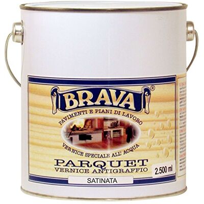 Brava pa2s lakier parkietowy wodoodporny satynowany, bezbarwny, 2500 ml Brava pa2s lakier parkietowy wodoodporny satynowany, bezbarwny, 2500 ml