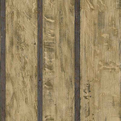 Muriva Ltd J68208 12 rolek Just Like It drewniana tapeta ścienna, piasek, średnia, zestaw 12 sztuk Muriva Ltd J68208 12 rolek Just Like It drewniana tapeta ścienna, piasek, średnia, zestaw 12 sztuk