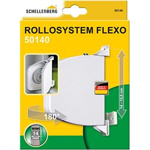 Schellenberg 50140 Przykręcana nawijarka Flexo Mini, biała Schellenberg 50140 Przykręcana nawijarka Flexo Mini, biała
