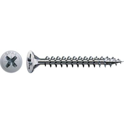 SPAX Śruba uniwersalna, 4,0 x 45 mm, 500 sztuk, gniazdo krzyżowe Z2, łeb wpuszczany, pełny gwint, 4CUT, WIROX A3J, 1081010400455 SPAX Śruba uniwersalna, 4,0 x 45 mm, 500 sztuk, gniazdo krzyżowe Z2, łeb wpuszczany, pełny gwint, 4CUT, WIROX A3J, 1081010400455