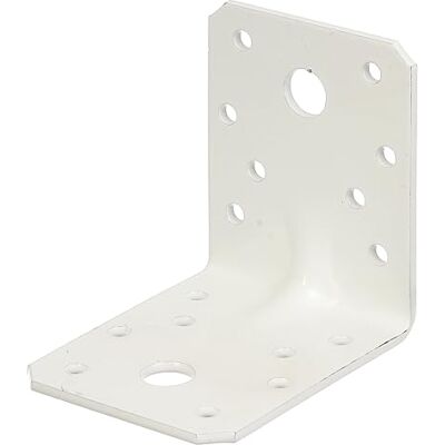 Alberts 846565 Łącznik kątowy wzmocniony z przetłoczeniem ocynkowany, powlekany białym tworzywem sztucznym 70 x 70 x 55 mm zestaw 50 szt. Alberts 846565 Łącznik kątowy wzmocniony z przetłoczeniem ocynkowany, powlekany białym tworzywem sztucznym 70 x 70 x 55 mm zestaw 50 szt.