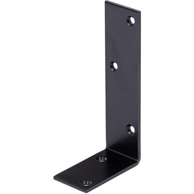 Alberts Kątownik czarny z powłoką z tworzywa sztucznego - 75 x 150 x 40 mm - 20 szt. Alberts Kątownik czarny z powłoką z tworzywa sztucznego - 75 x 150 x 40 mm - 20 szt.
