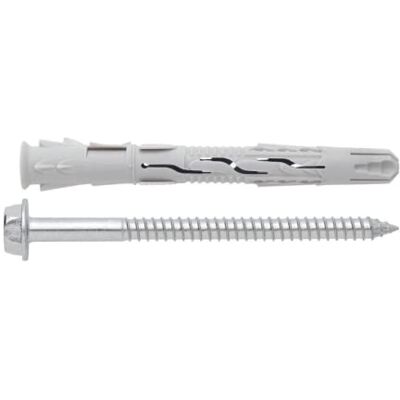 Perfect Index Fixing Systems t-nux E – zestaw 50 uniwersalnych kołków, wysoka wydajność, śruba sześciokątna (powłoka, ocynkowana, nylon), TNUXE08080 Perfect Index Fixing Systems t-nux E – zestaw 50 uniwersalnych kołków, wysoka wydajność, śruba sześciokątna (powłoka, ocynkowana, nylon), TNUXE08080