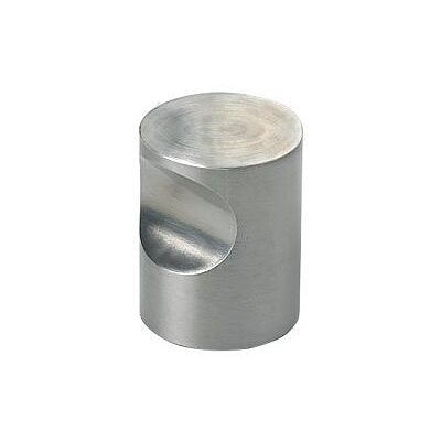 DESIGN-MAT Gałka meblowa ze stali nierdzewnej Ø20mm z wycięciem płaskim głową DESIGN-MAT Gałka meblowa ze stali nierdzewnej Ø20mm z wycięciem płaskim głową