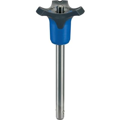 HALDER 22380.0441, samoblokujący, z uchwytem kombi, hartowany przez wydzielanie sworzeń blokujący kulkowy, niebieski, d1 = 8 mm / l1 = 100 mm HALDER 22380.0441, samoblokujący, z uchwytem kombi, hartowany przez wydzielanie sworzeń blokujący kulkowy, niebieski, d1 = 8 mm / l1 = 100 mm